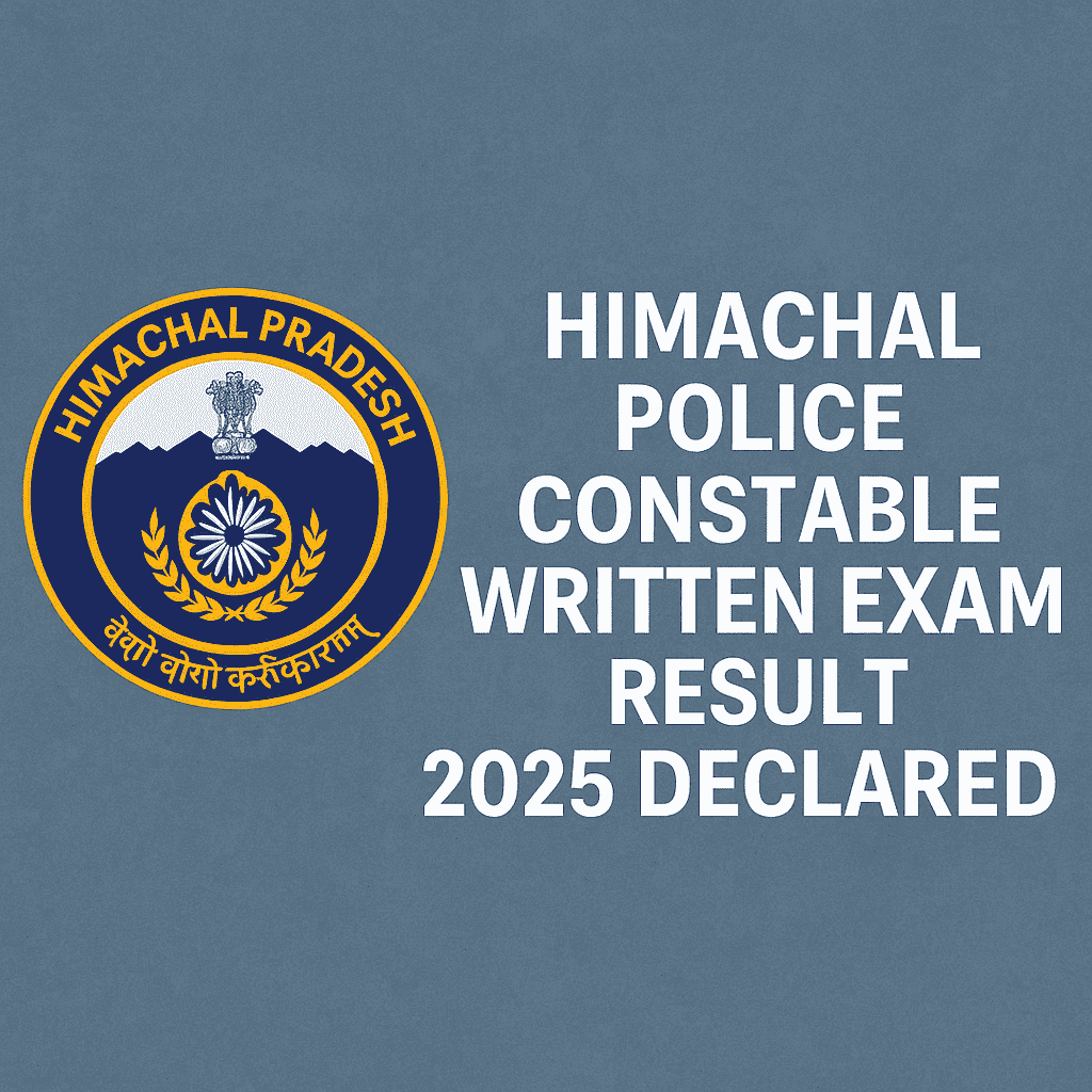 Himachal Pradesh Police Constable 2025 Result Shortlist PDF Released by HPPSC