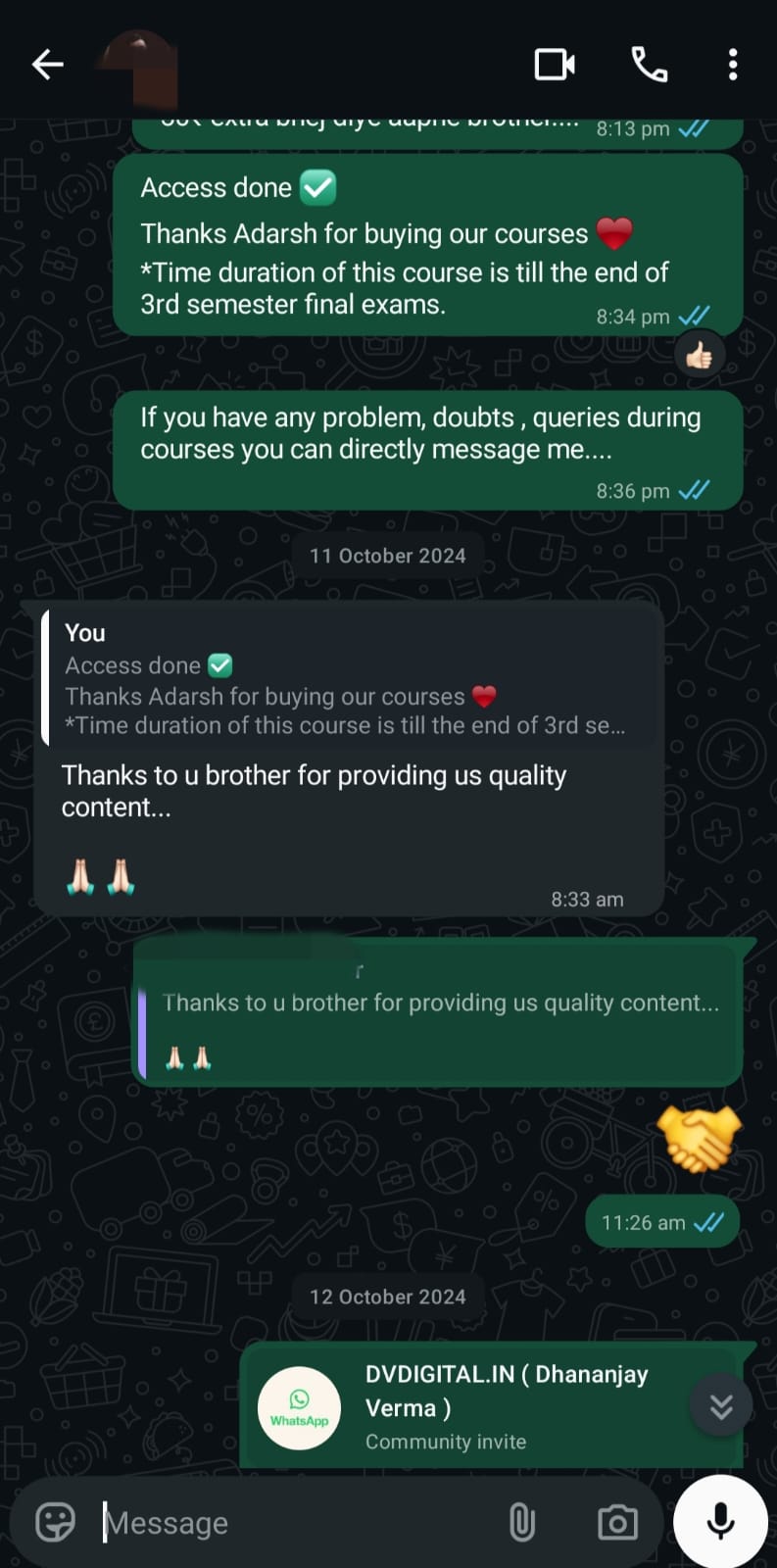 dhananjay verma course reviews