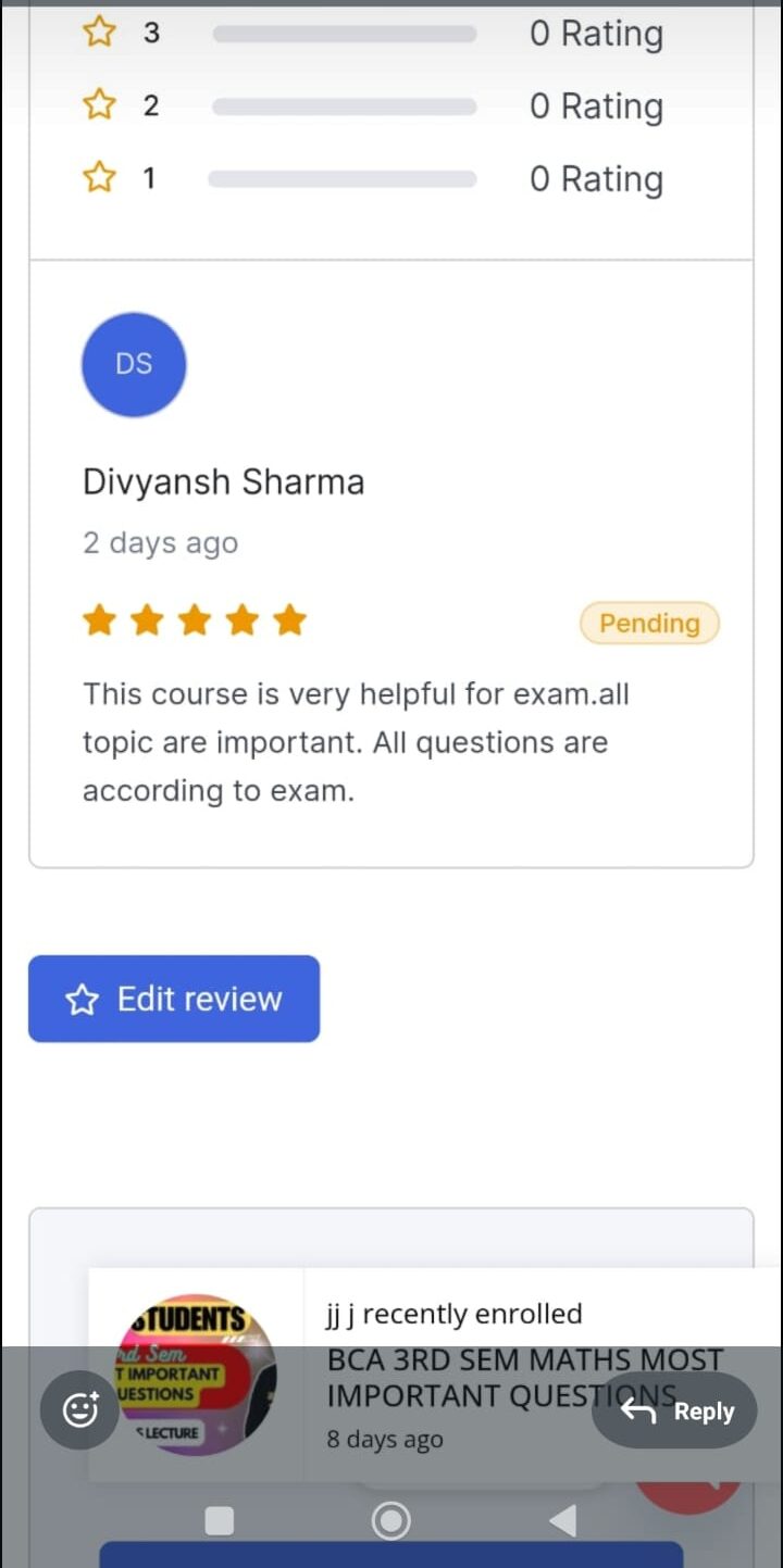 dhananjay verma course reviews